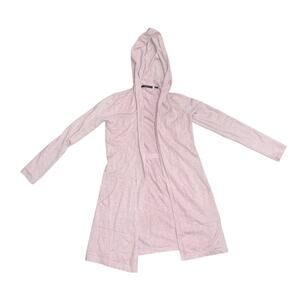 Cyrus Hooded Long Cardigan Sweater Size XS Lightweight Pink Casual Comfort